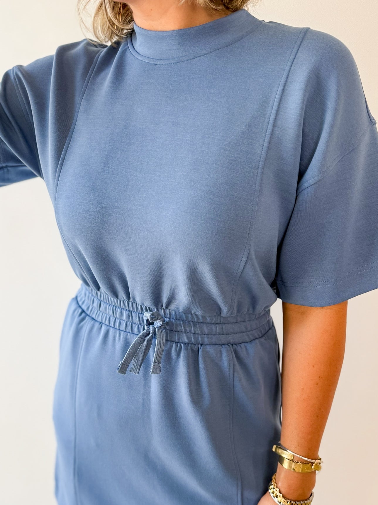 Modal Span Mini Dress
