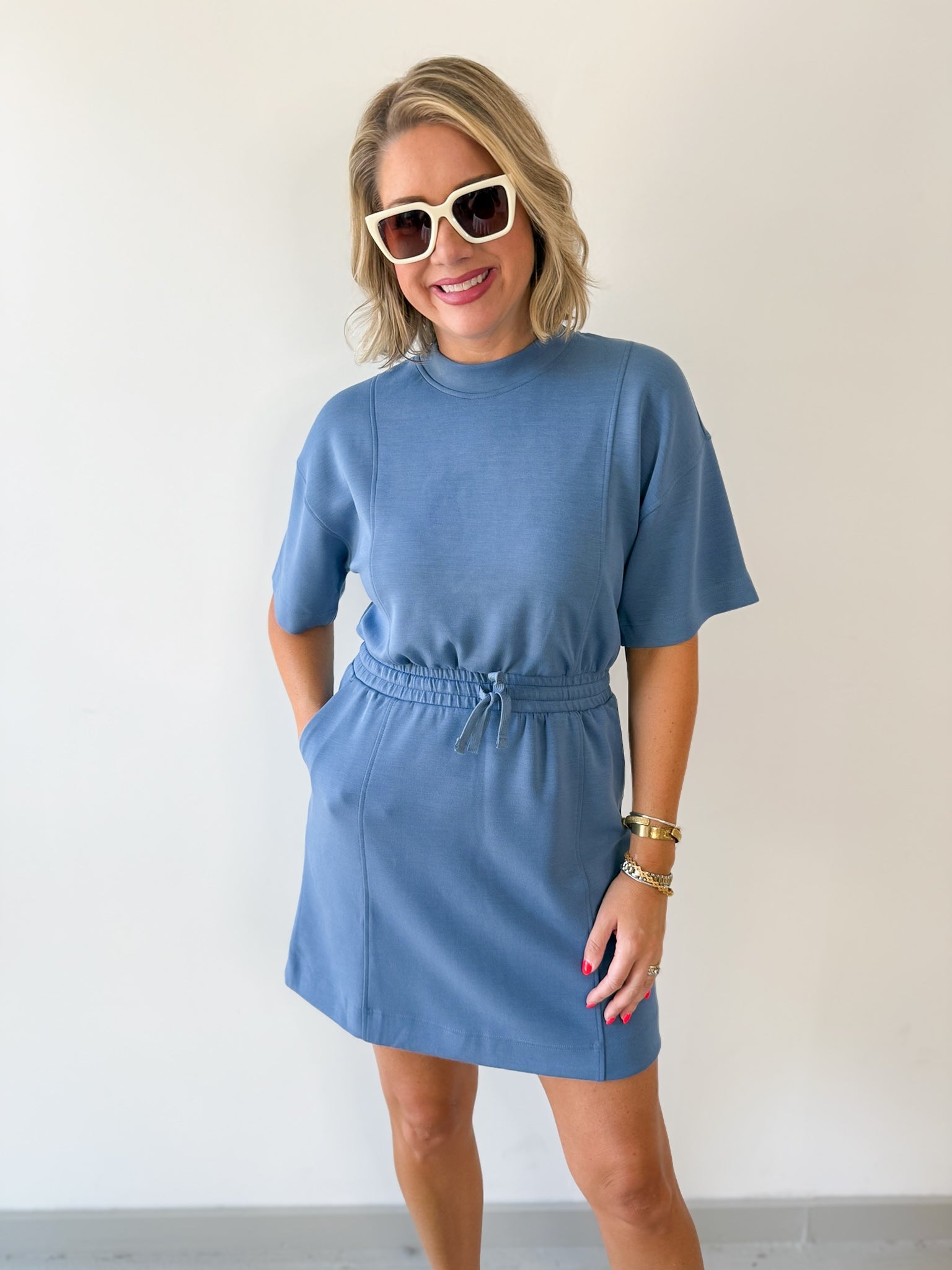 Modal Span Mini Dress