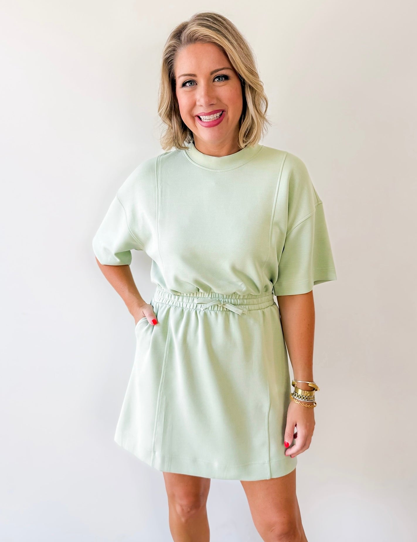 Modal Span Mini Dress