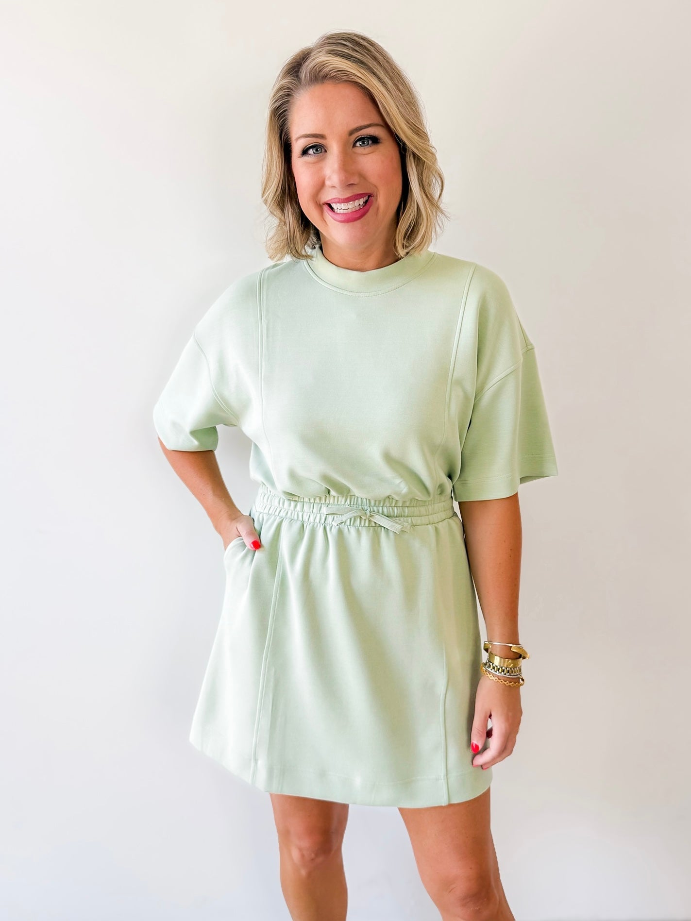 Modal Span Mini Dress