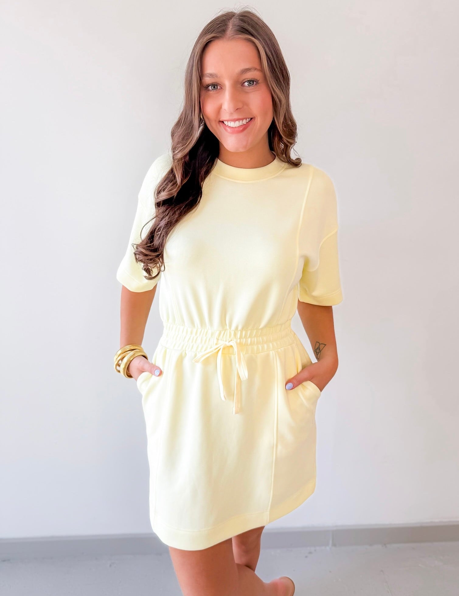 Modal Span Mini Dress