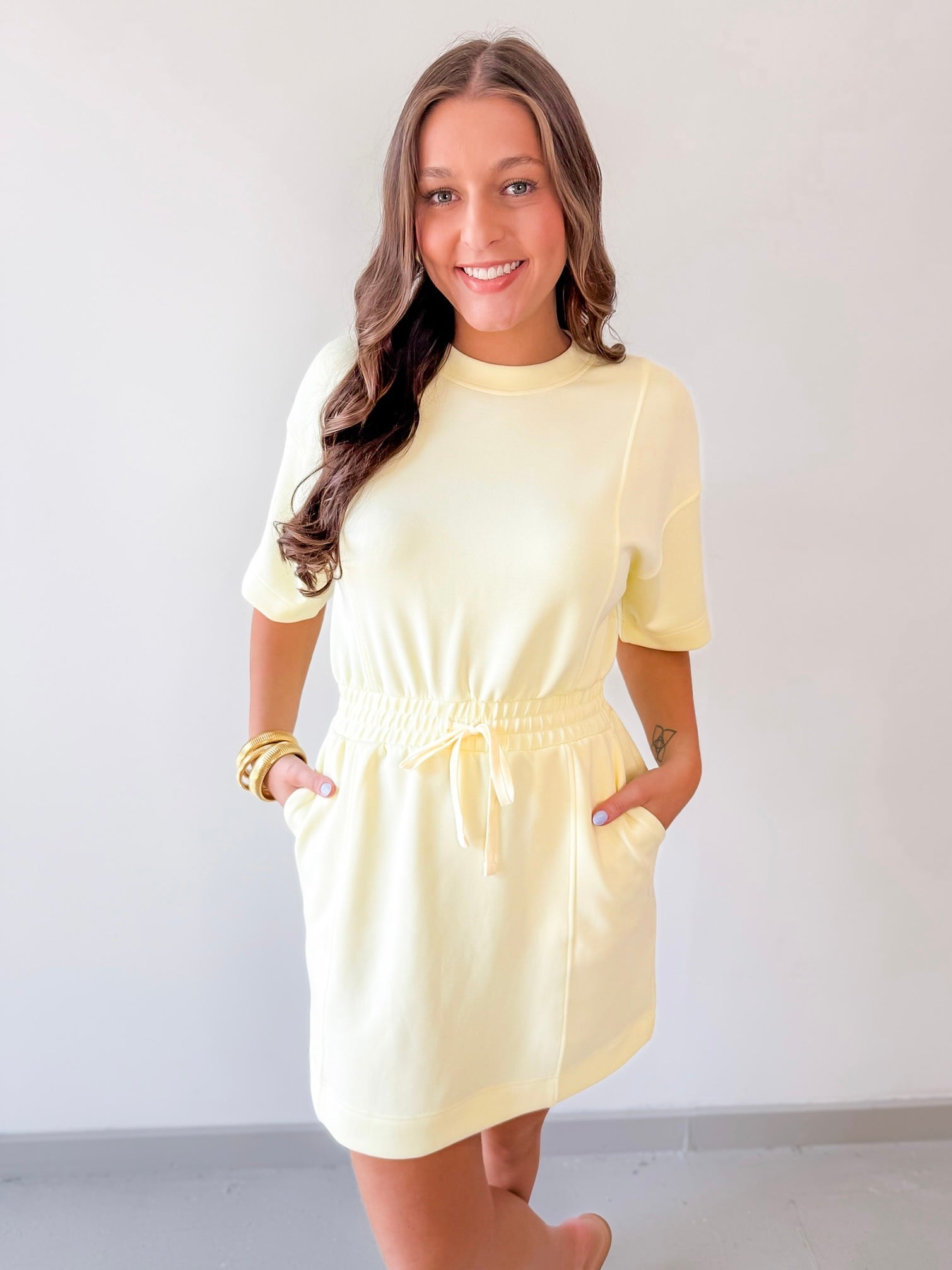 Modal Span Mini Dress