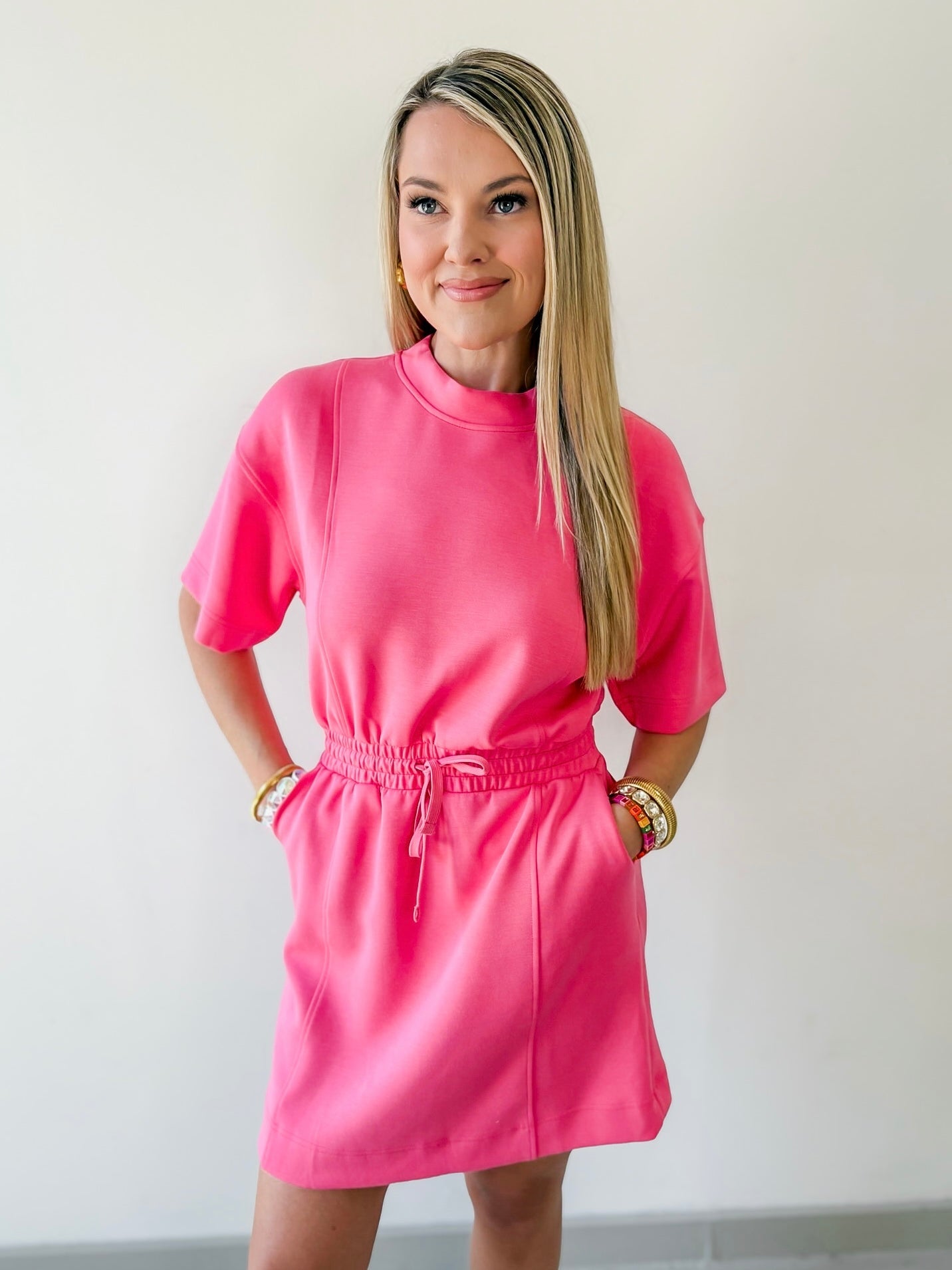 Modal Span Mini Dress