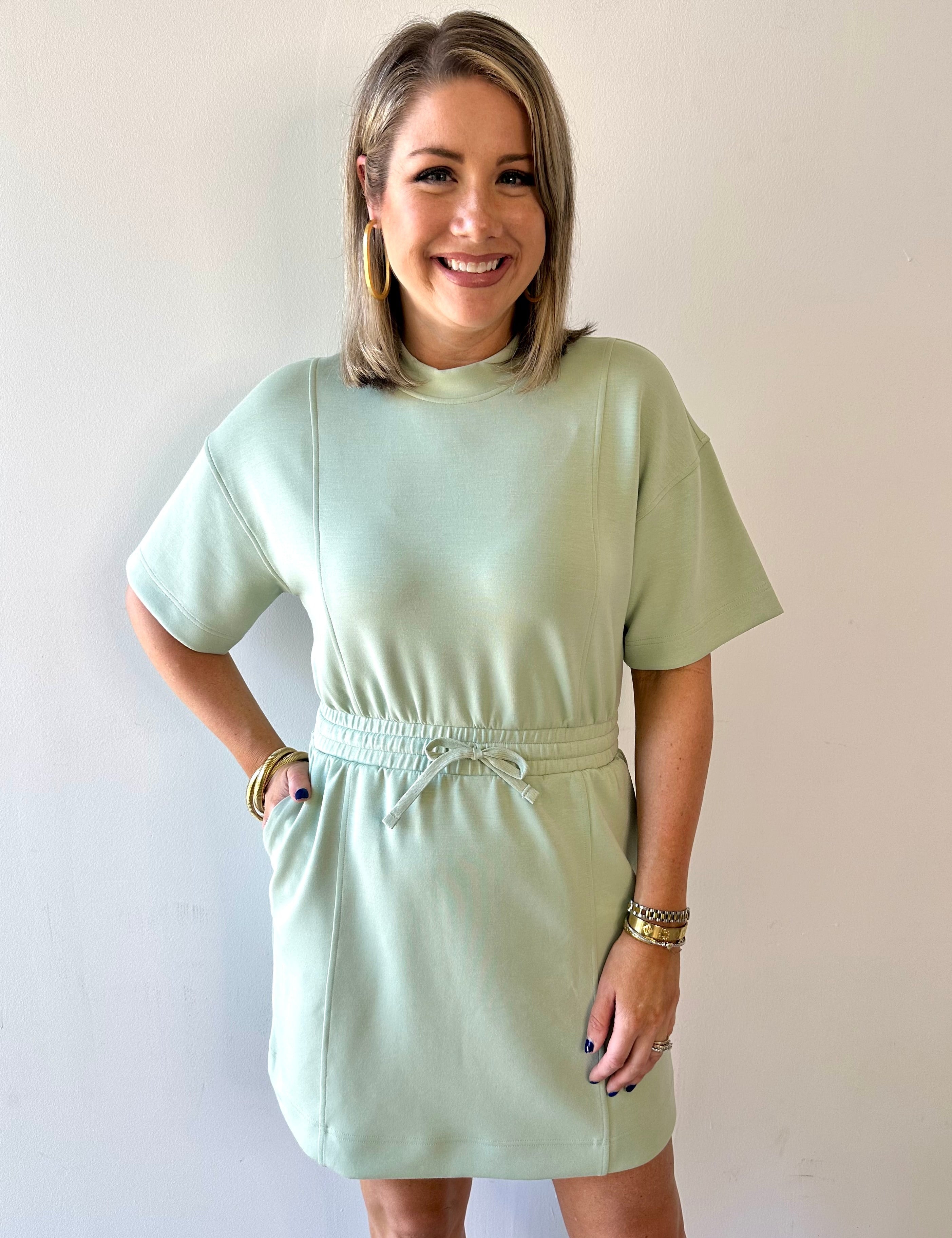 Modal Span Mini Dress