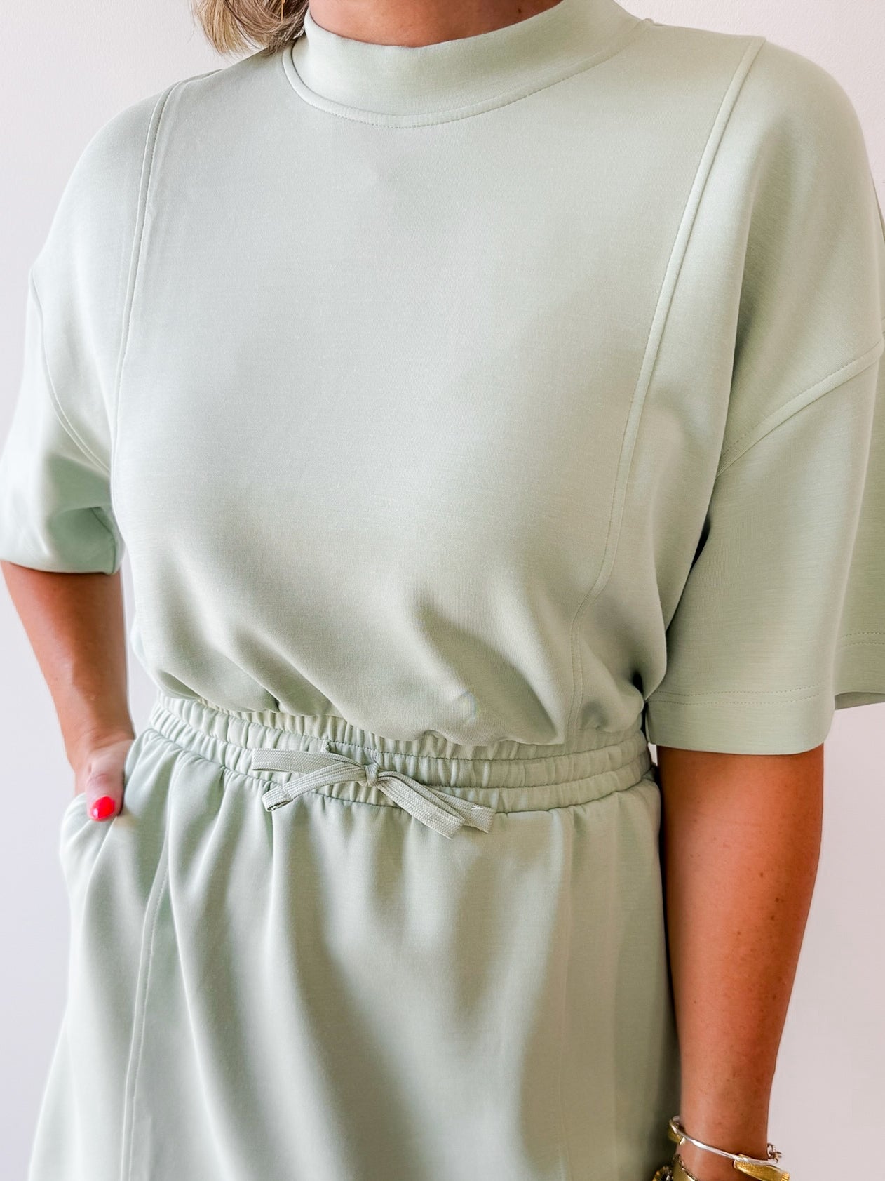 Modal Span Mini Dress
