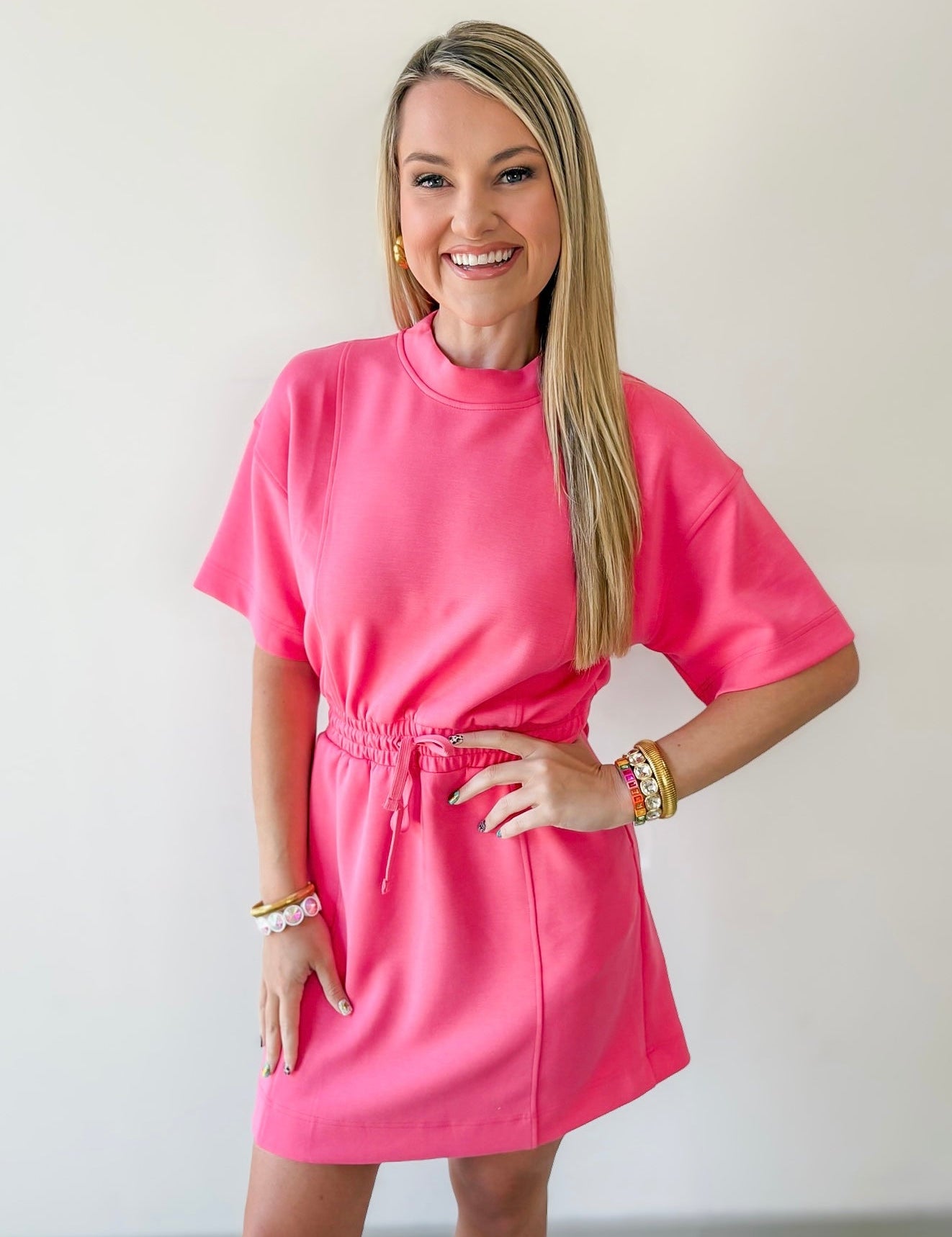Modal Span Mini Dress