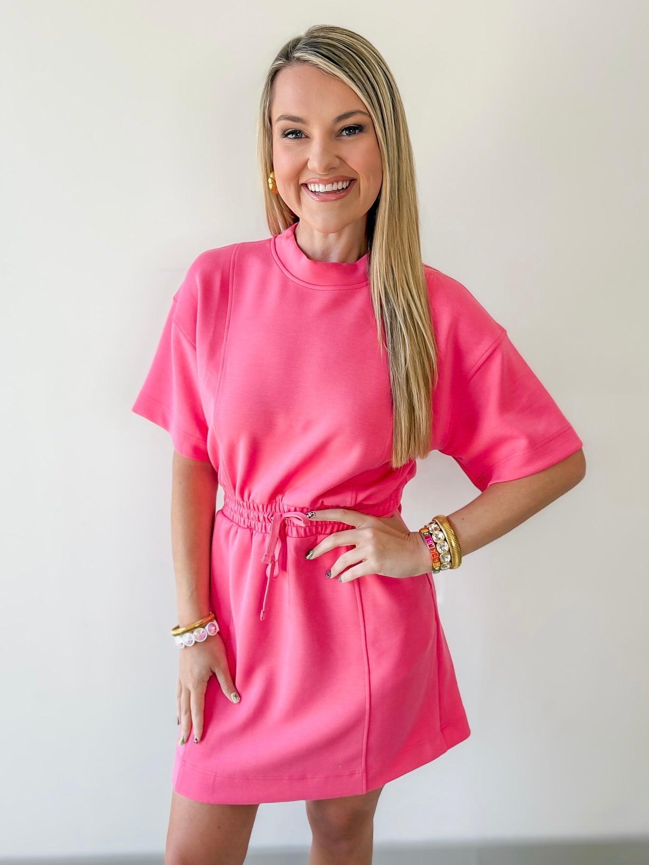 Modal Span Mini Dress
