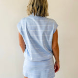 Modal Striped Top & Skort Set