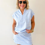 Modal Striped Top & Skort Set