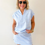Modal Striped Top & Skort Set