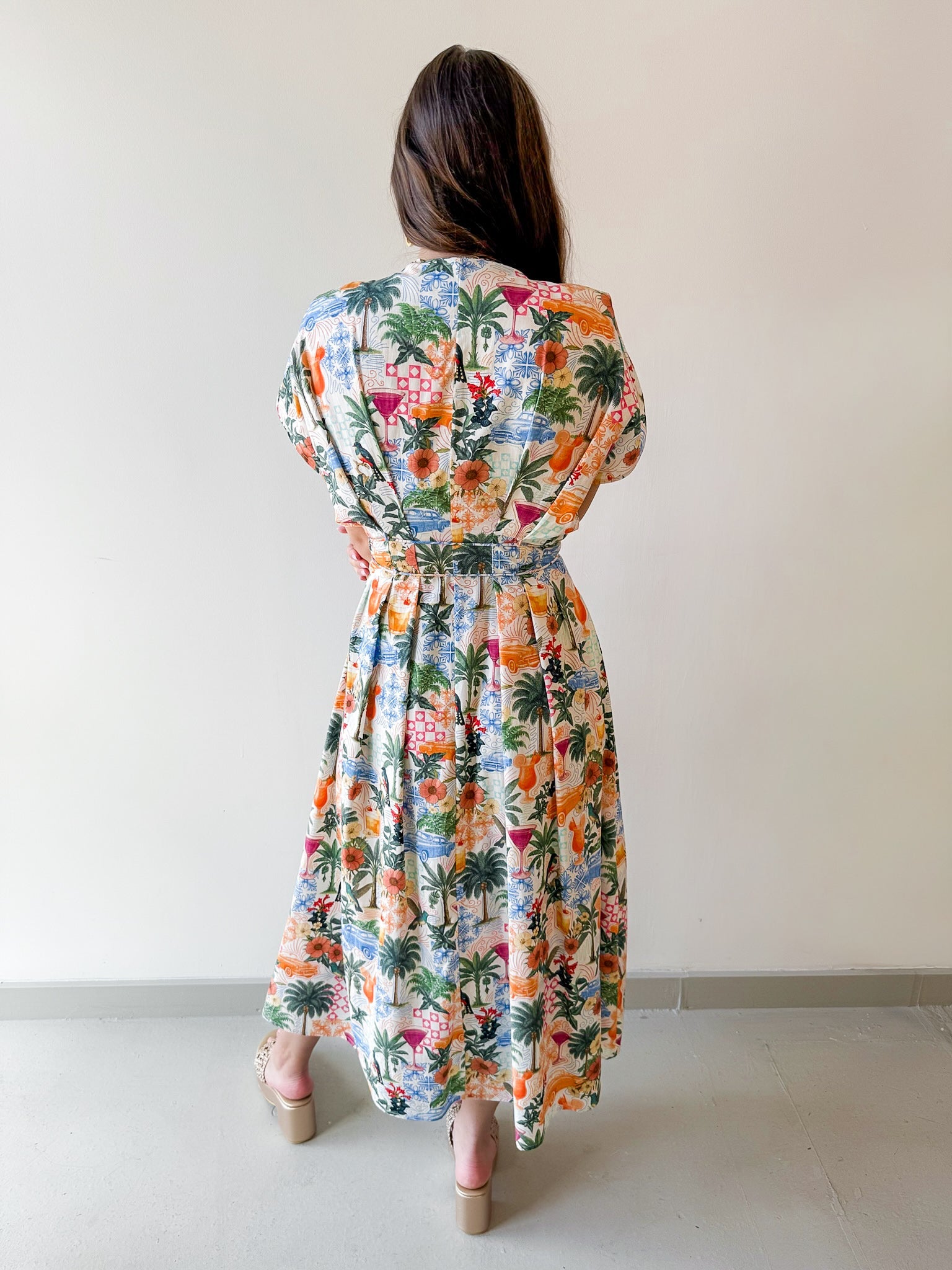 Monaco V Neck Dress
