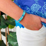 Multi Blues Stretch Bracelet