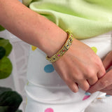 Multi Color Flower Stretch Bracelet