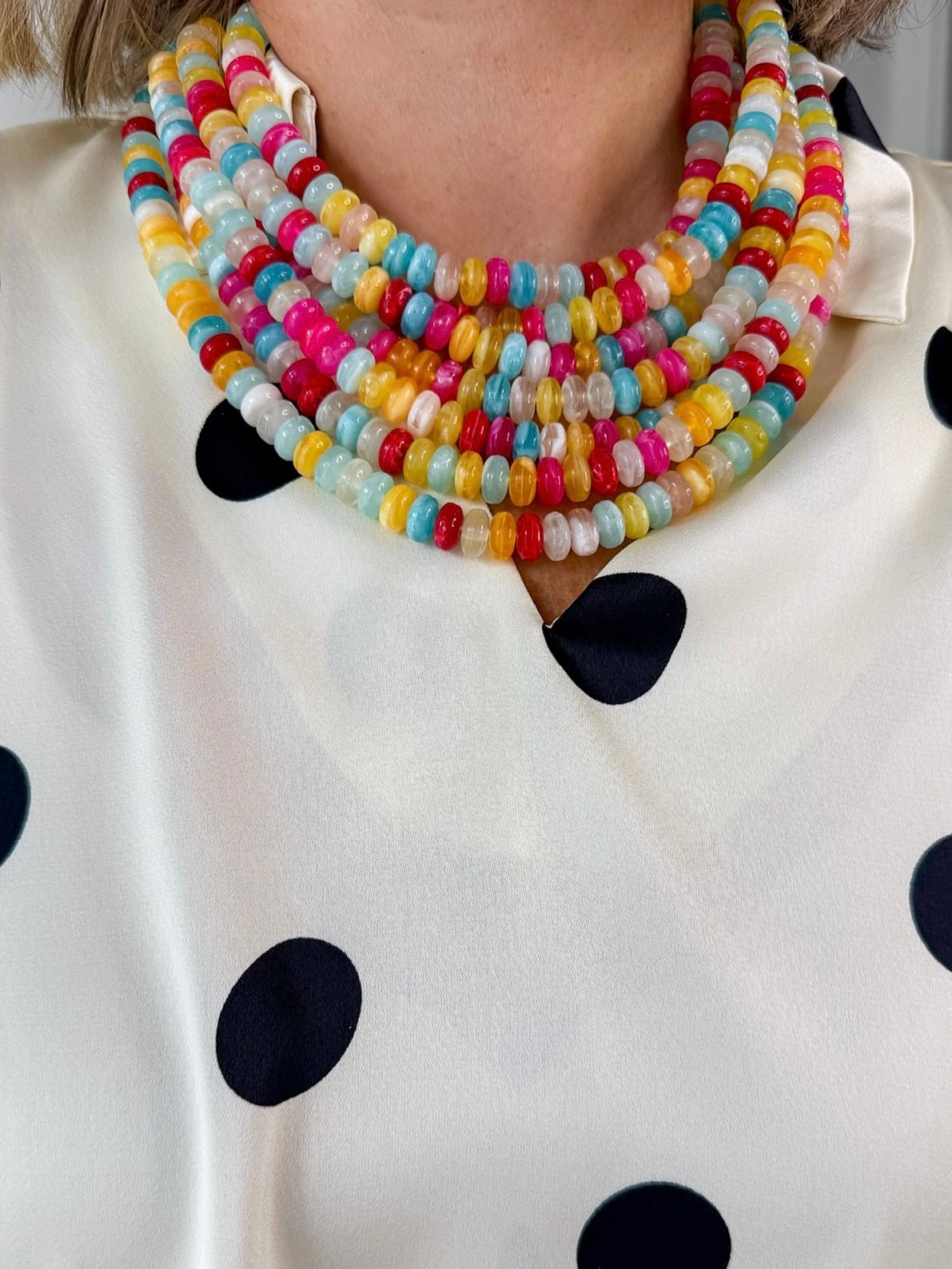 Multi Color Magnet Necklace
