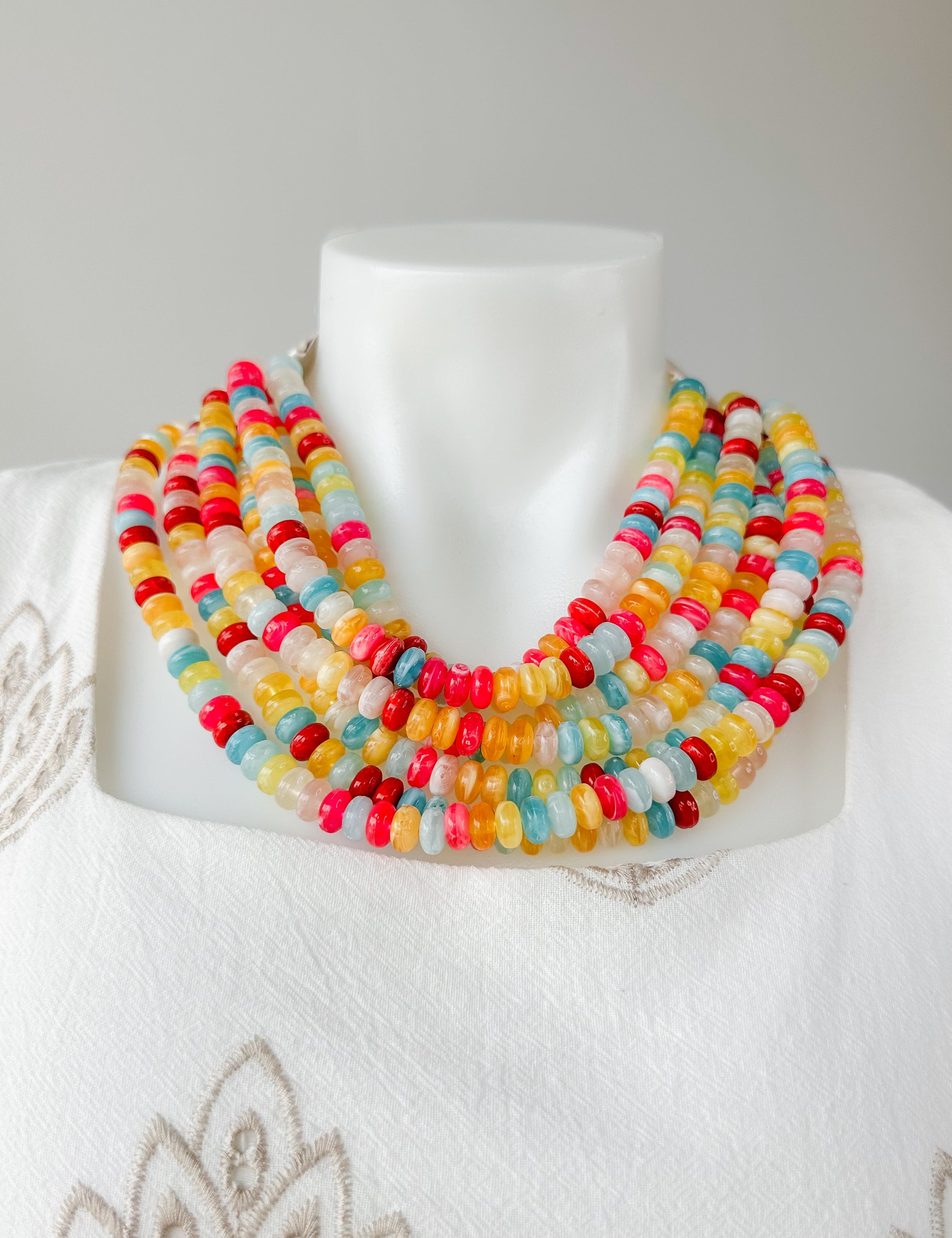 Multi Color Magnet Necklace