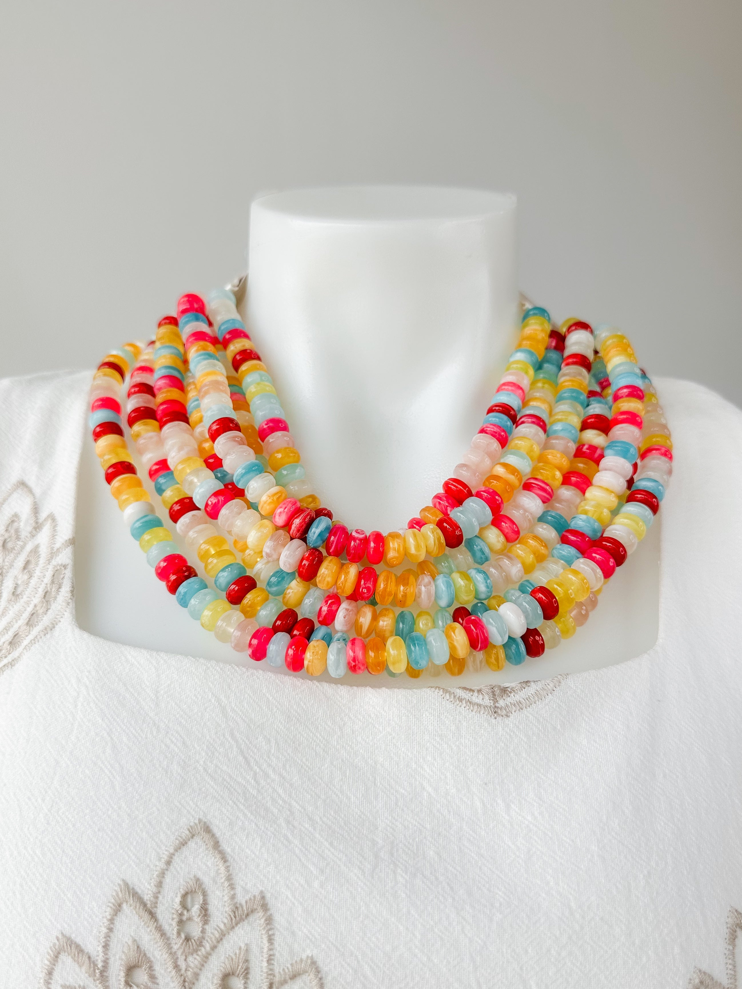 Multi Color Magnet Necklace
