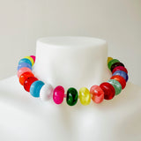 Multicolor Baccus Bead Necklace