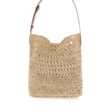 Naomi Raffia Shoulder Strap Bag
