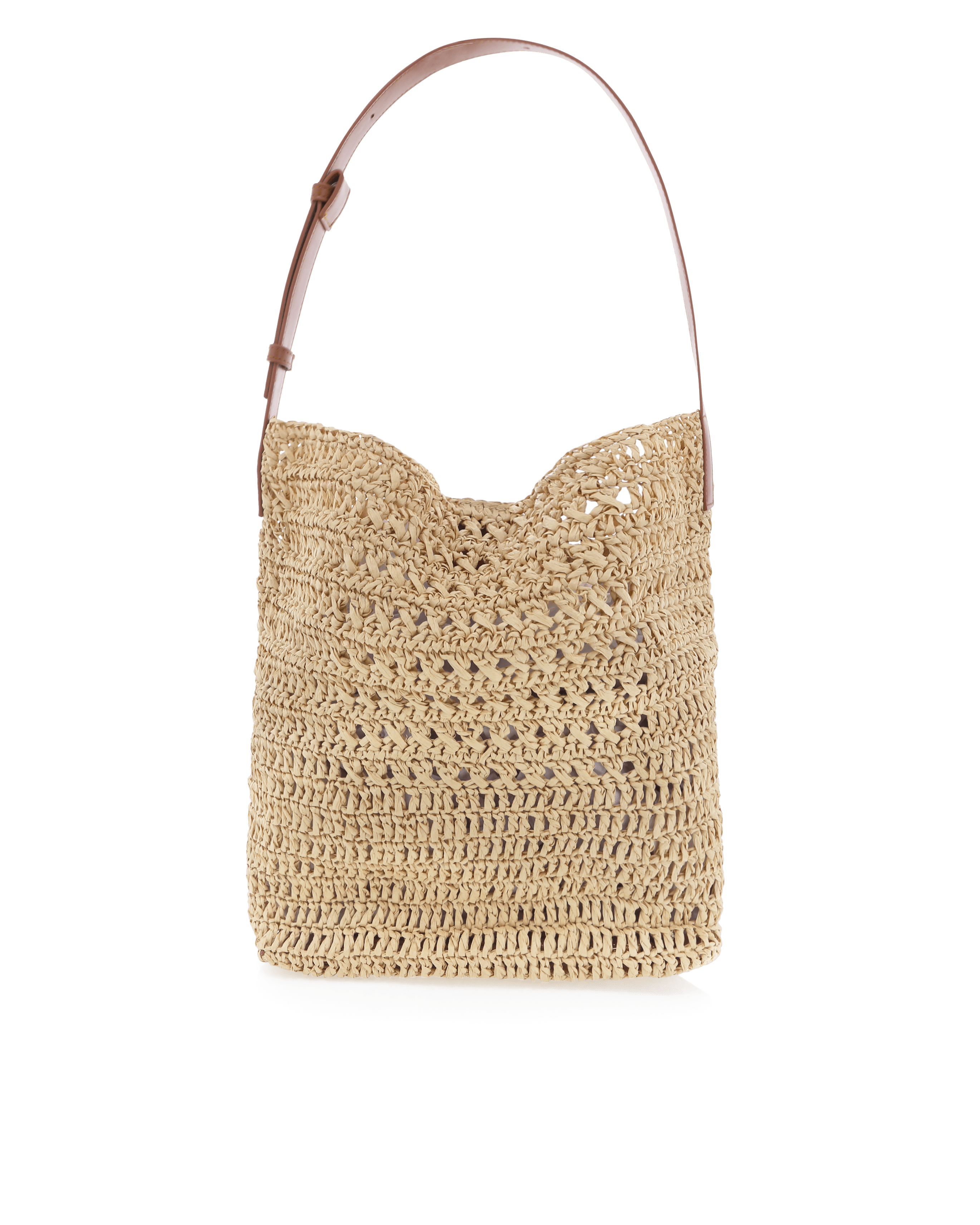 Naomi Raffia Shoulder Strap Bag