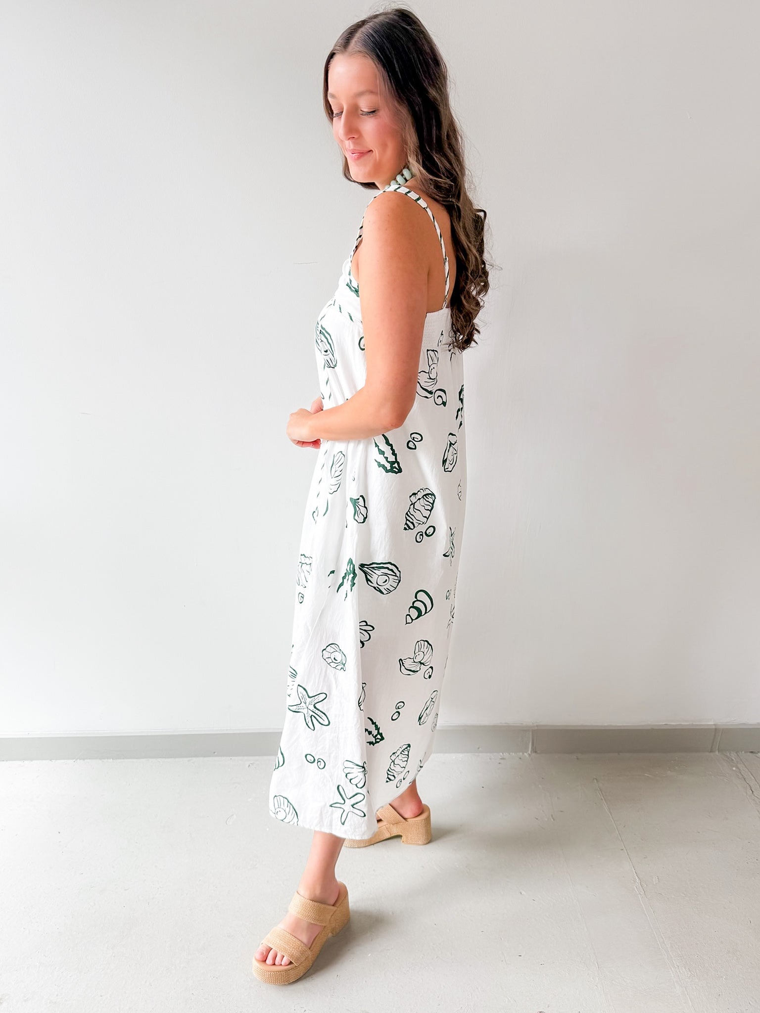 Nautical Empire Maxi Dress