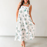 Nautical Empire Maxi Dress
