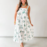 Nautical Empire Maxi Dress