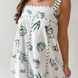 Nautical Empire Maxi Dress