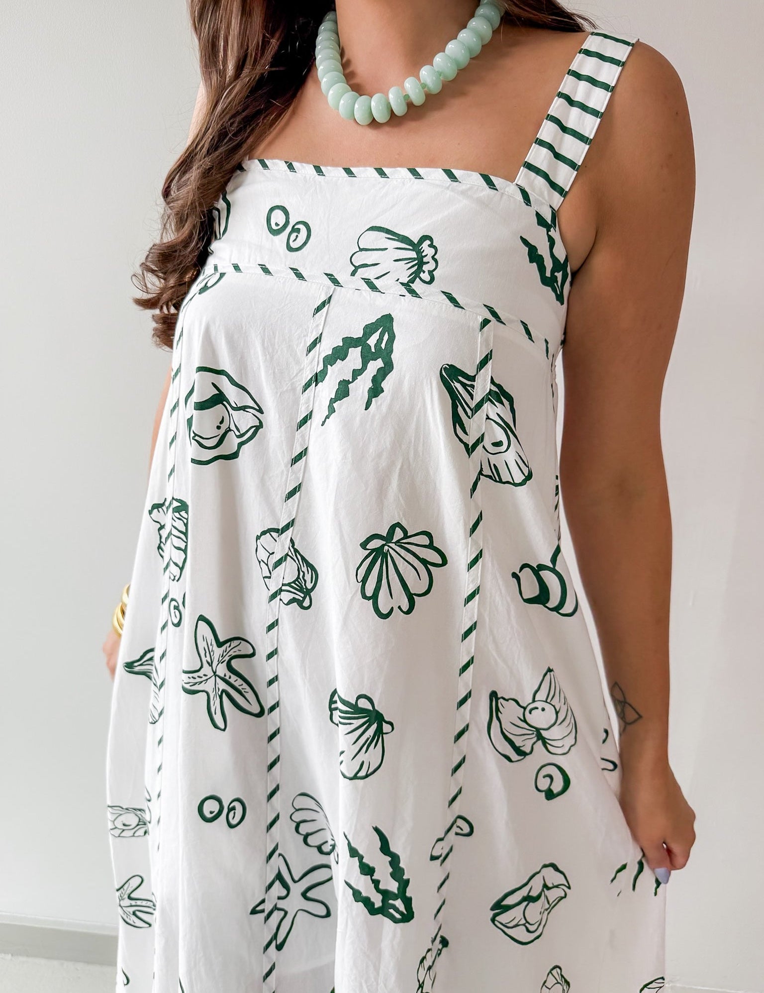 Nautical Empire Maxi Dress