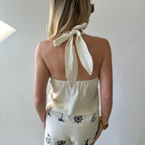 Nautical Halter Top & Shorts Set