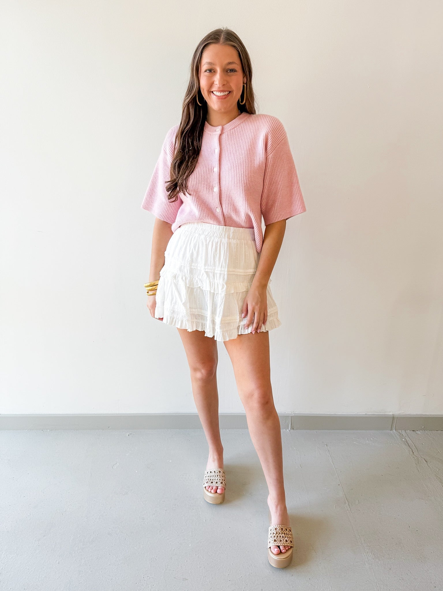 Nella Tiered Mini Skort