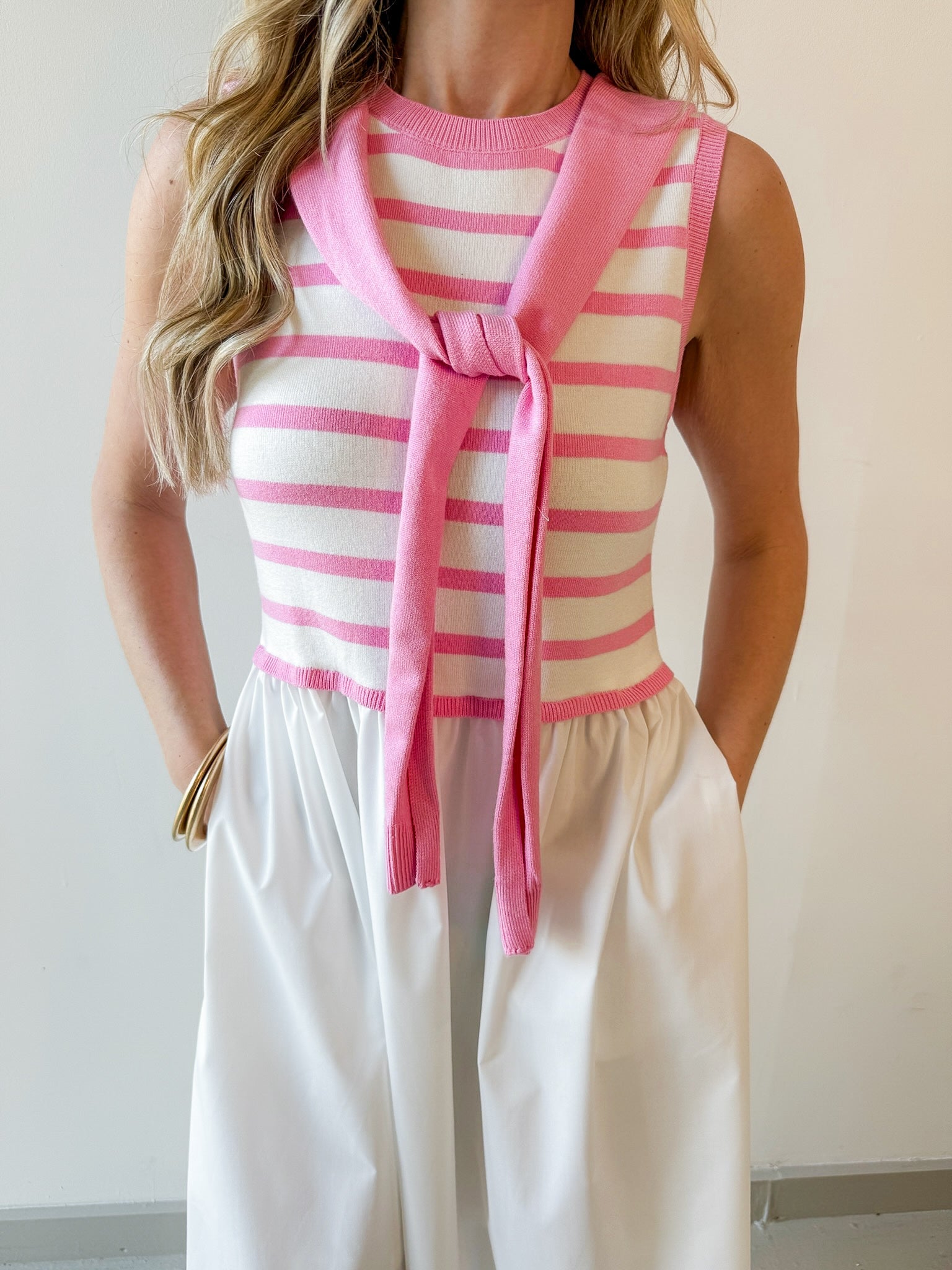 Nora Contrast Detail Maxi Dress