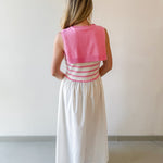 Nora Contrast Detail Maxi Dress