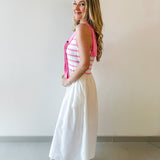 Nora Contrast Detail Maxi Dress