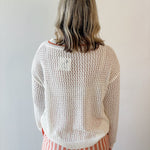 Open Knit " Sunkissed" Sweater