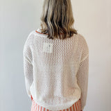 Open Knit " Sunkissed" Sweater
