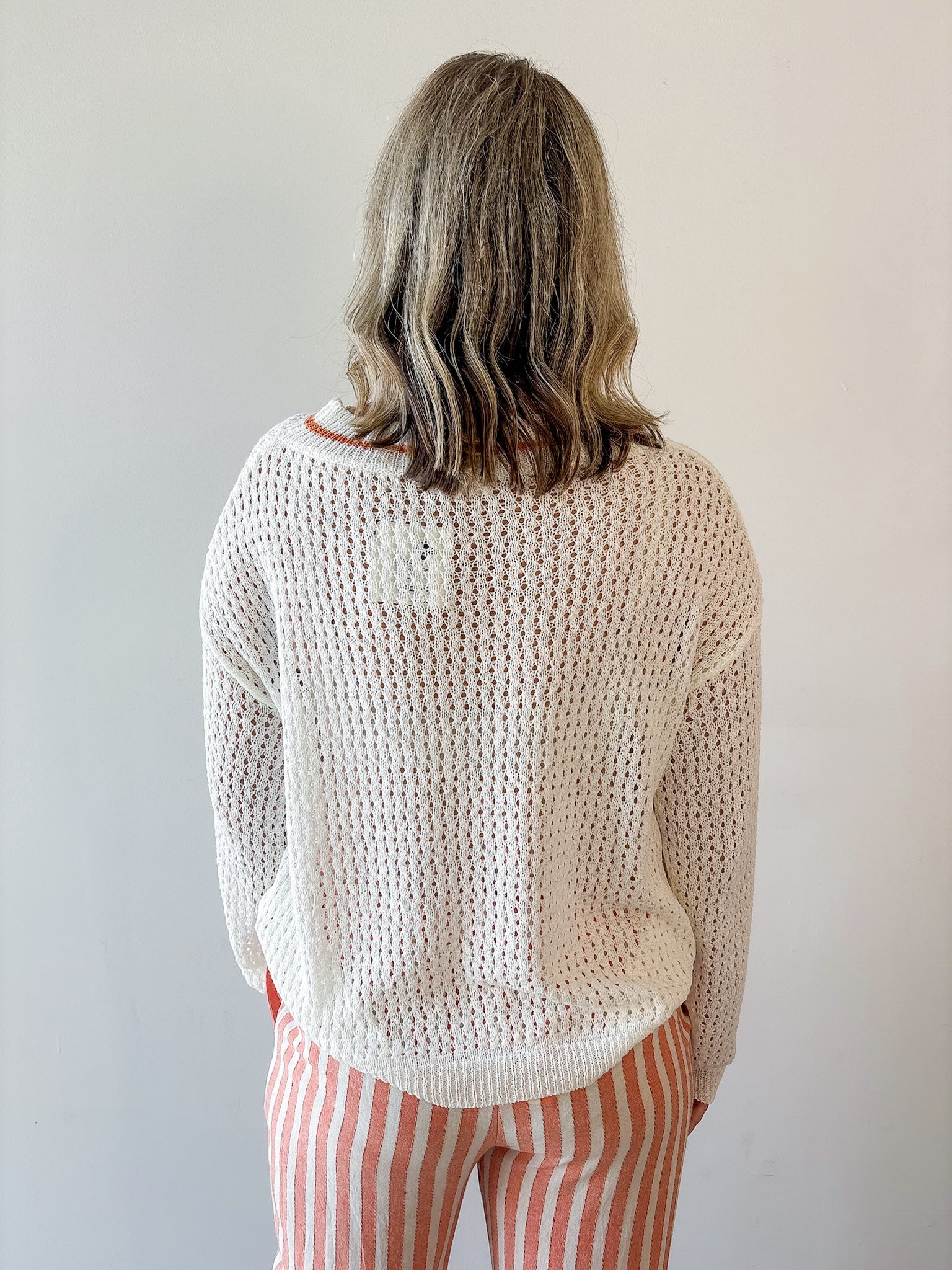 Open Knit " Sunkissed" Sweater