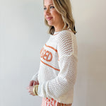Open Knit " Sunkissed" Sweater