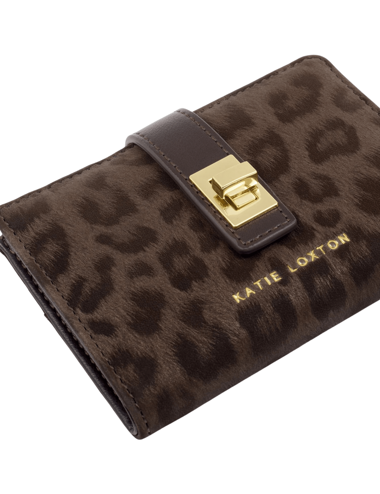 Orin Twist Lock Wallet - Leopard