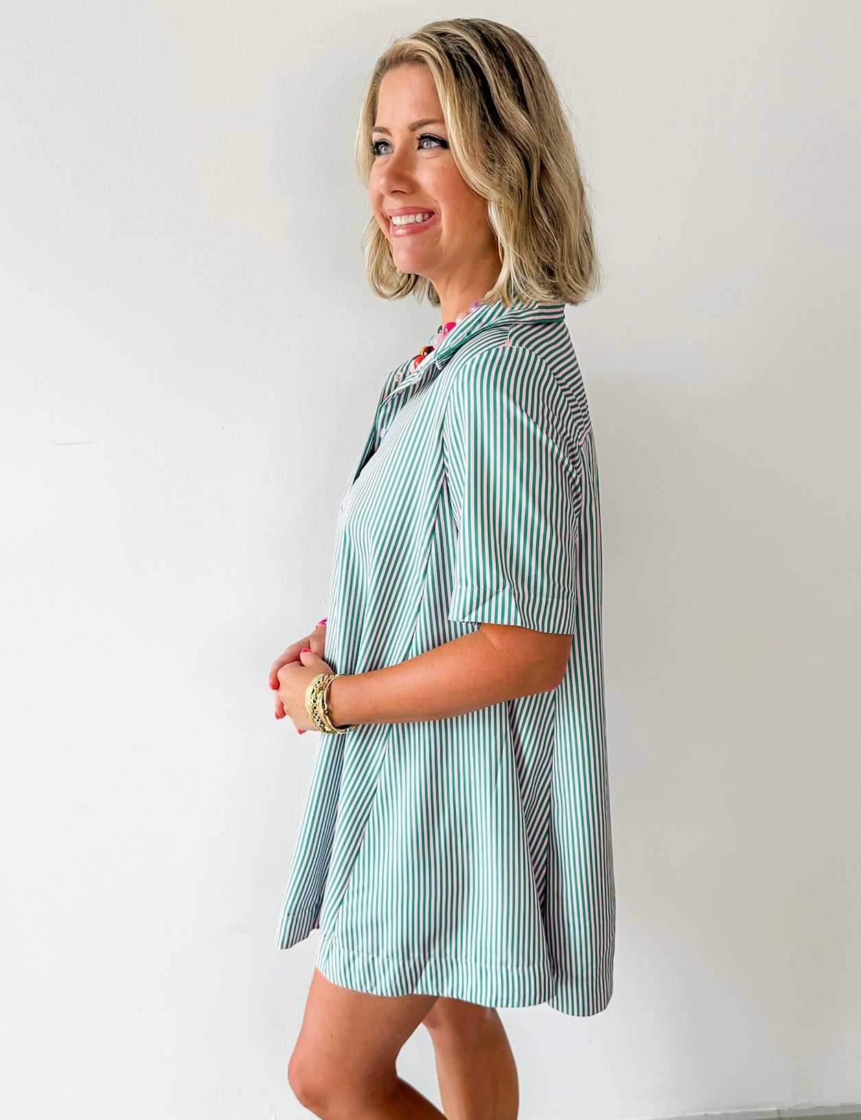 Oversized Striped Dress