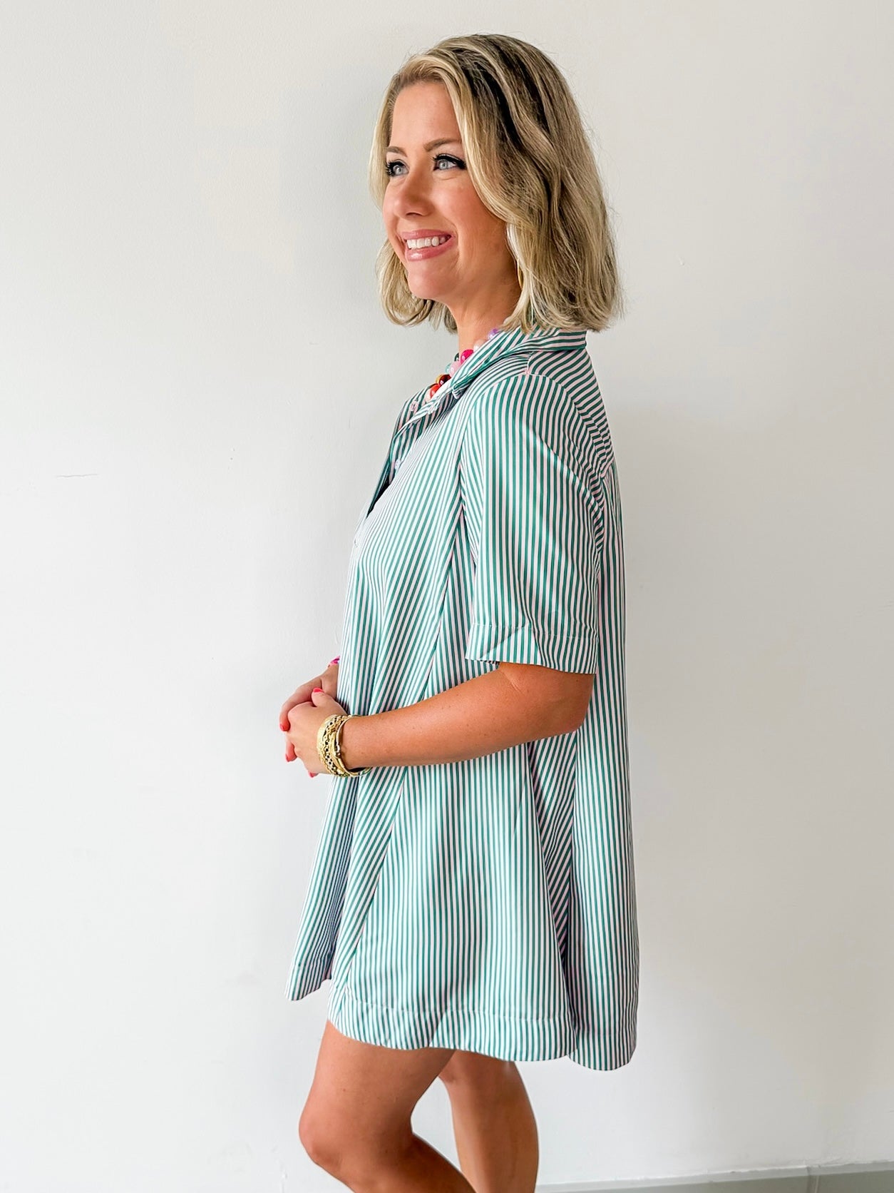 Oversized Striped Dress