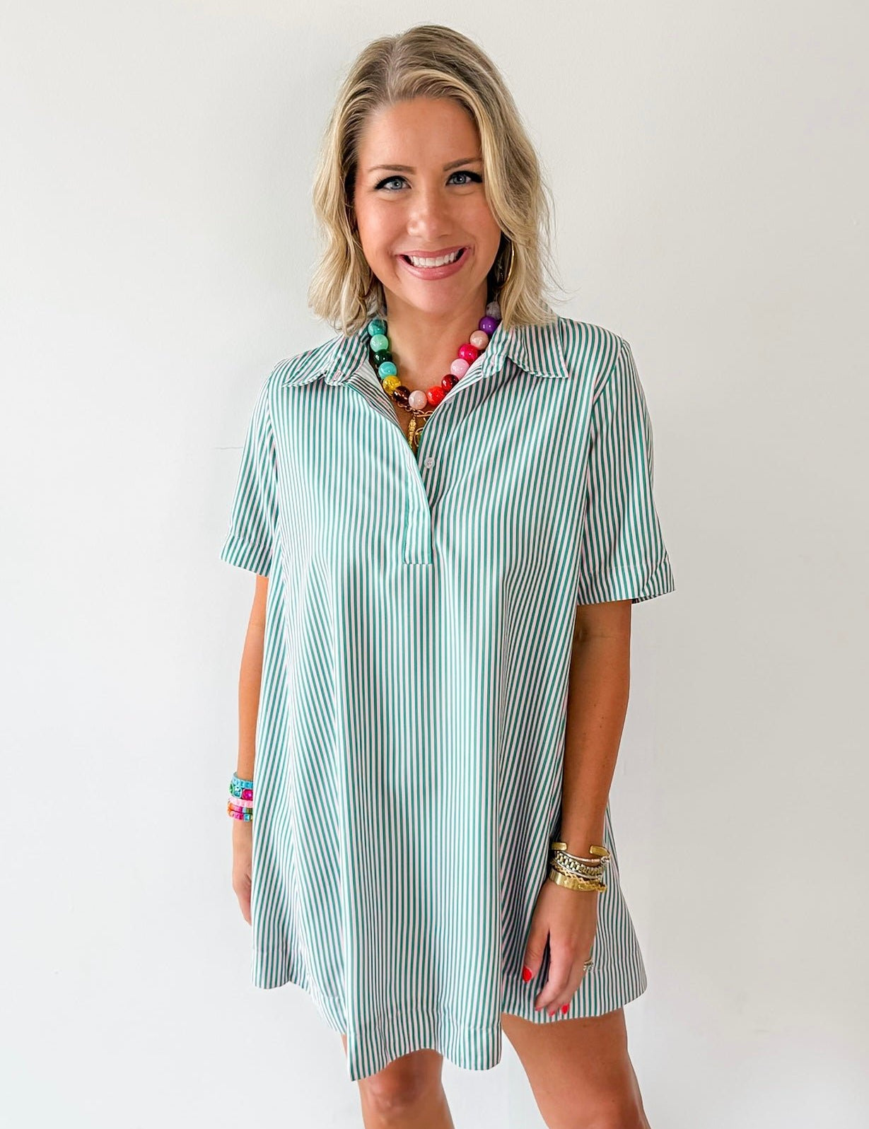 Oversized Striped Dress