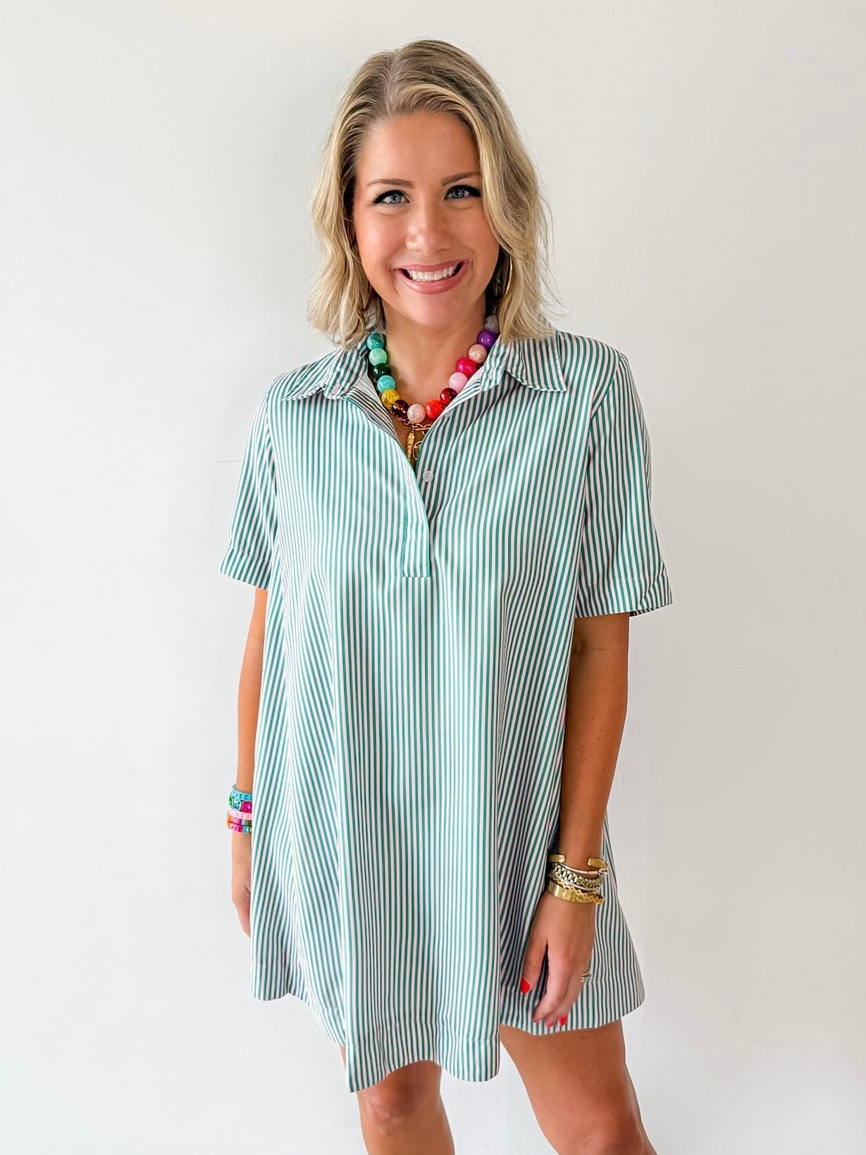 Oversized Striped Dress
