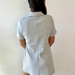 P. Cill Butter 3/4 Zip Dress - Heather Grey