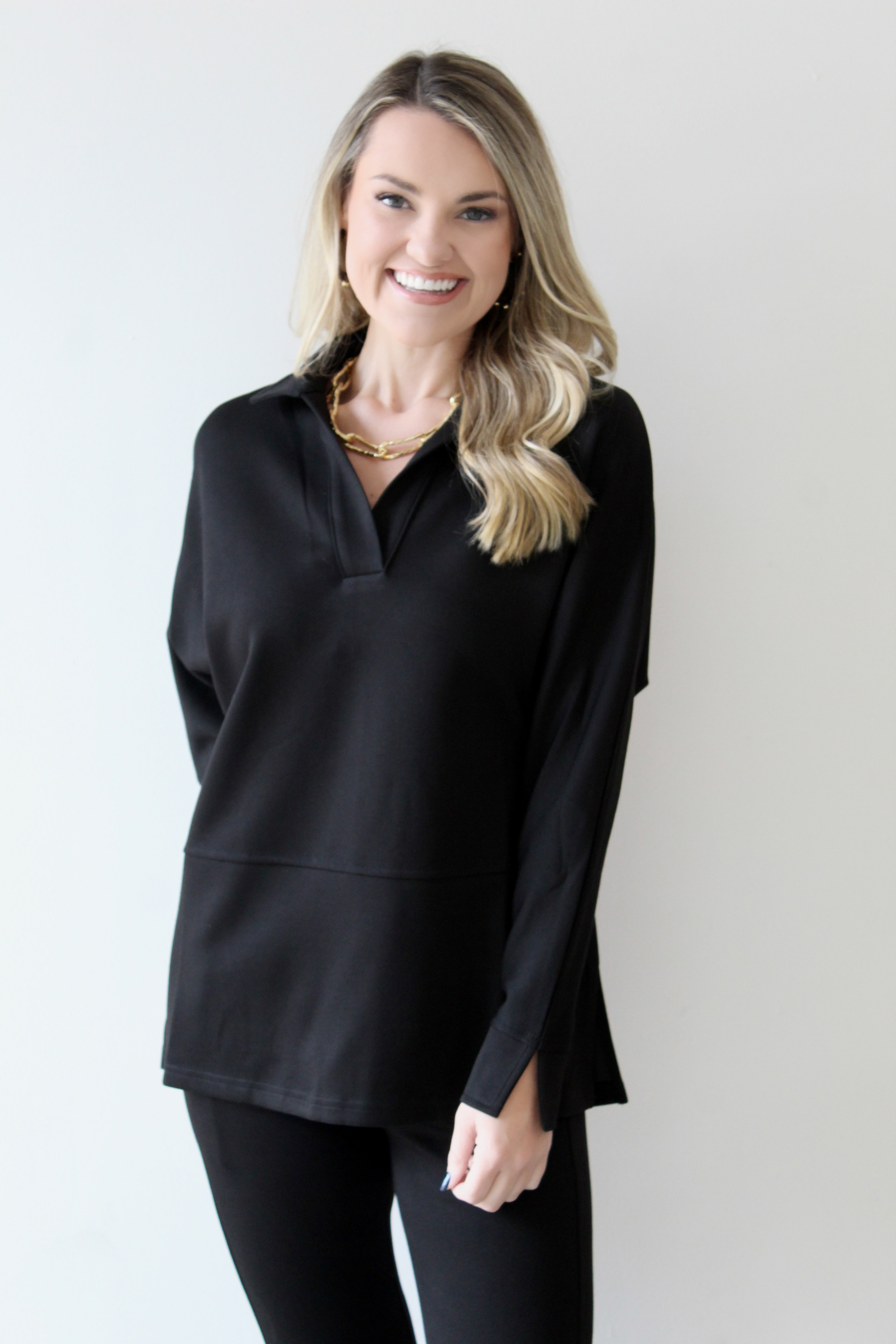 P. Cill Butter Collared Top