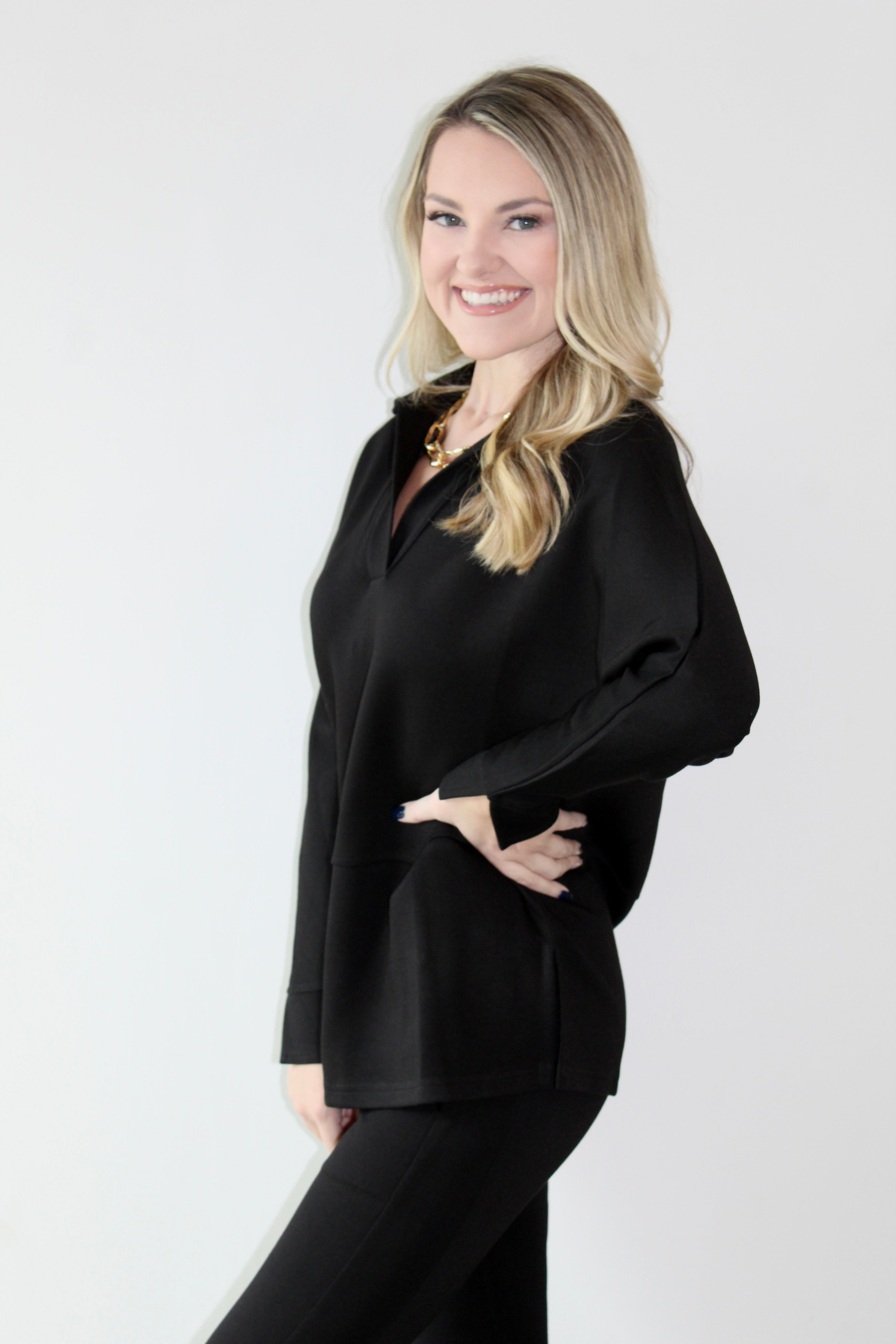 P. Cill Butter Collared Top