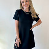 P. Cill Butter Modal Dress - Black