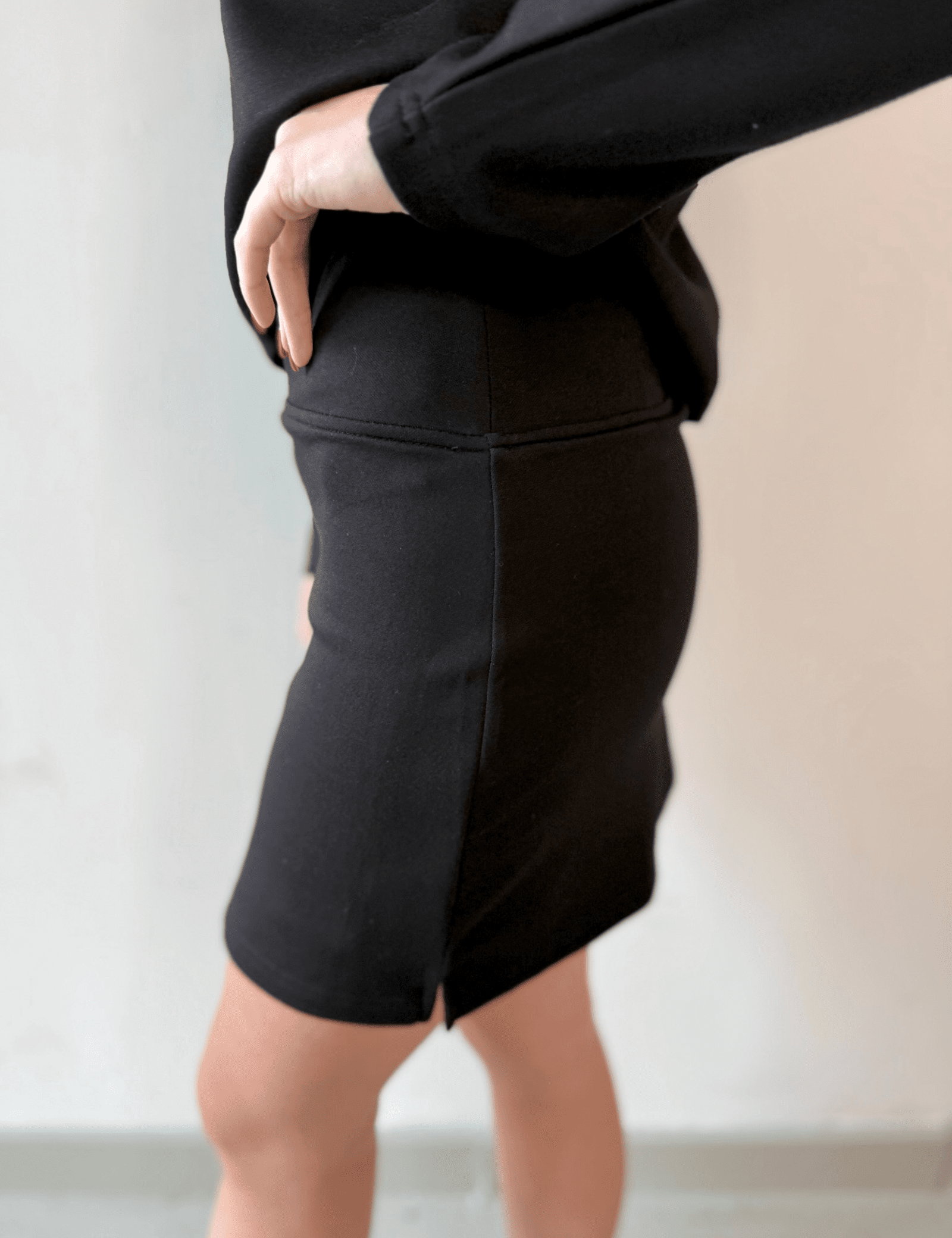 P. CIll Butter Modal Skort - Black
