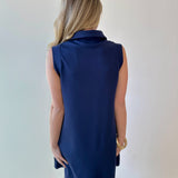 P. Cill Butter Modal Tennis Dress - Navy