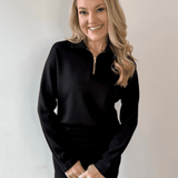 P. Cill Butter Quarter Zip Top