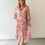 Paisley Print Maxi Dress